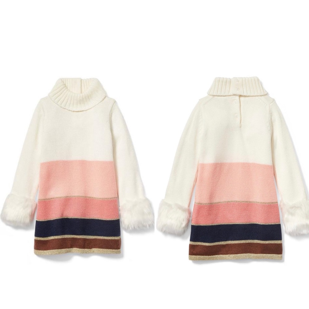Janie and Jack Colorblock Sweater Dress